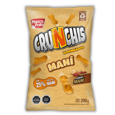 MARCO POLO CRUNCHIS HORNEADAS MANI 200G