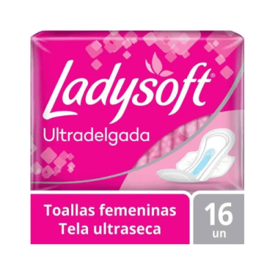 LADYSOFT ULTRA DELGADA CON ALAS 16 UN