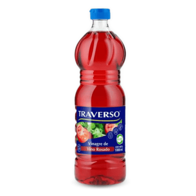 VINAGRE VINO ROSADO 1000ML TRAVERSO