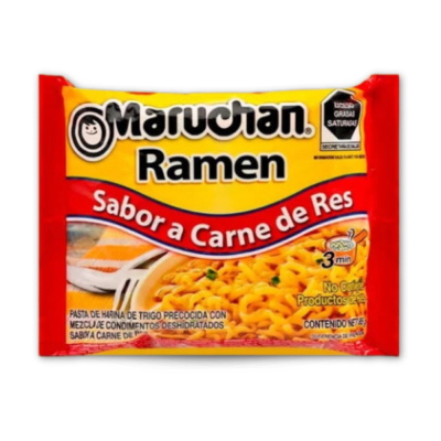 MARUCHAN RAMEN CARNE DE RES 85 GR