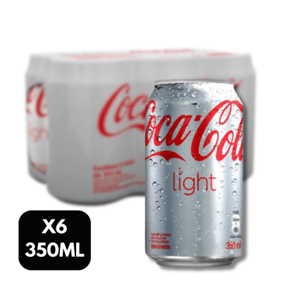 COCA COLA LIGHT 350ML X6