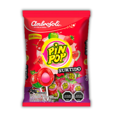 COYAC PIN POP SURTIDO 408GR X24