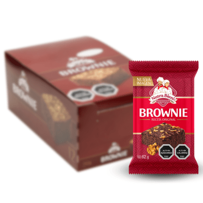 BROWNIE CHOCOLATE NUTRABIEN 72GR X12