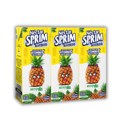 SPRIM JUGO BOMBILLIN PIÑA X3 190ML