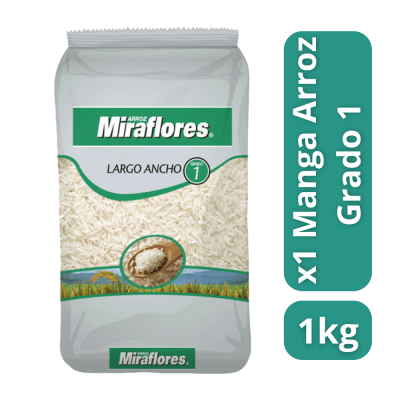 ARROZ MIRAFLORES GRADO 1 X 10 UDS MANGA