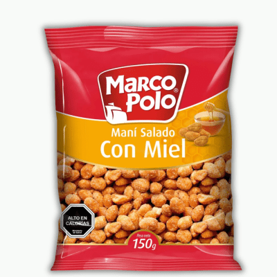MANI SALADO CON MIEL MARCO POLO 150G