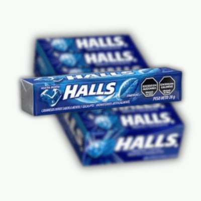 HALLS MENTOL X12