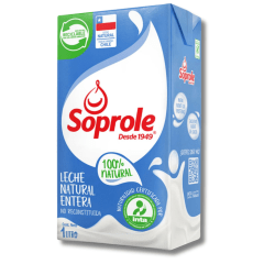 Leche Soprole entera  litro 0
