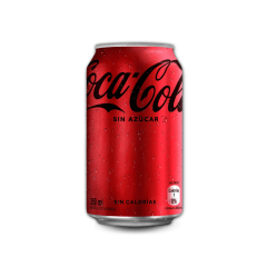 COCA COLA SIN AZUCAR LATA 350ML 1
