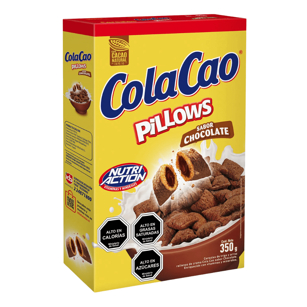COLA CAO PILLOWS SABOR CHOCOLATE 350GR1