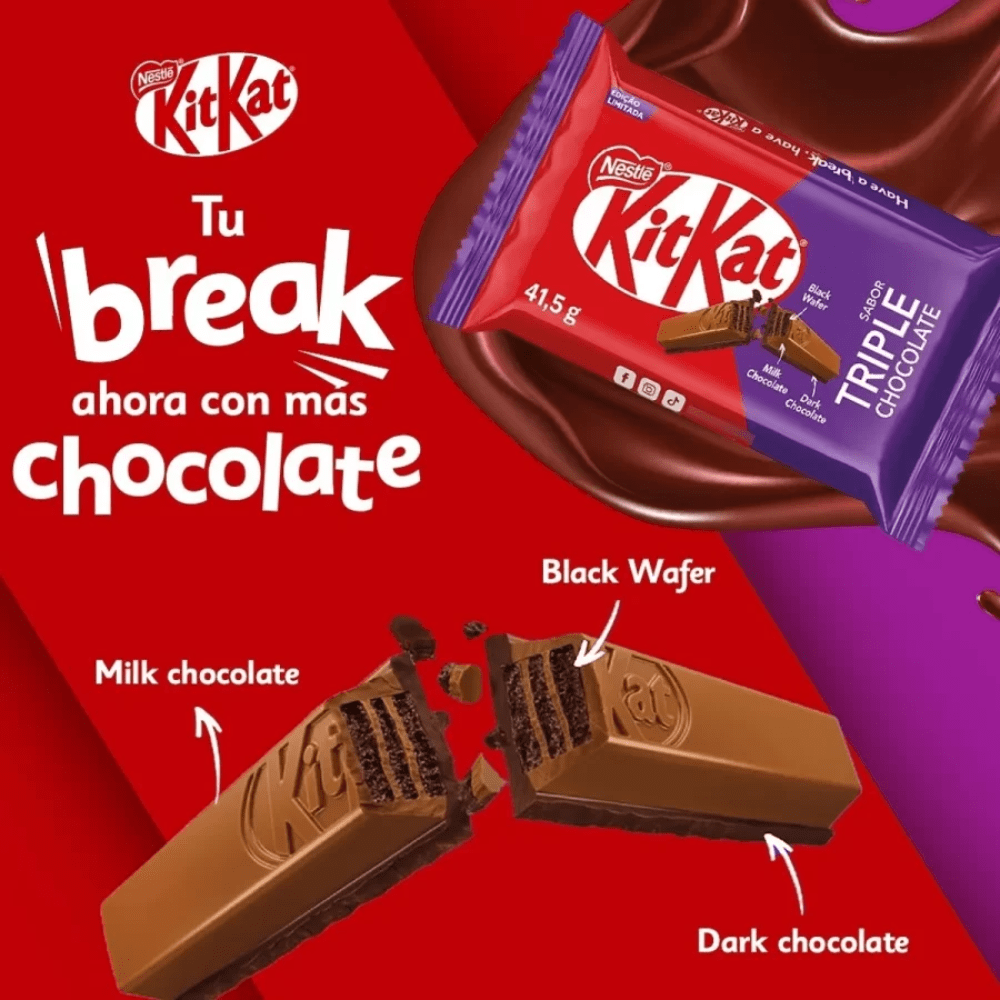 KIT KAT TRIPLE CHOCOLATE 41,5G2