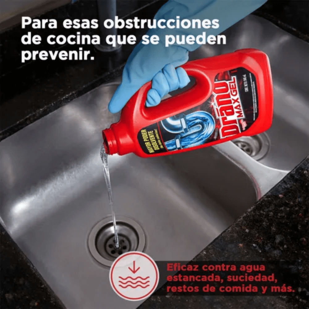 DRANO MAX GEL DESTAPACAÑERIAS 946ML5