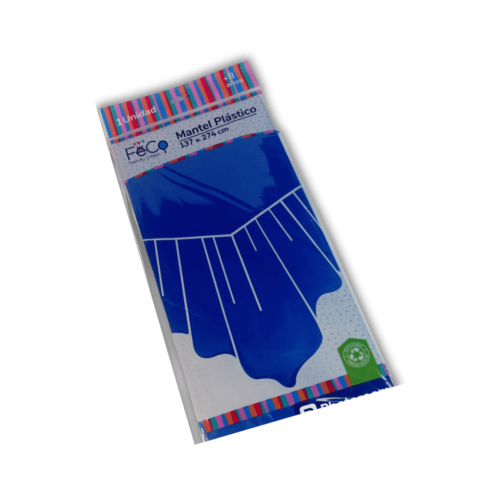 FECO MANTEL PLASTICO 137X274 AZUL1