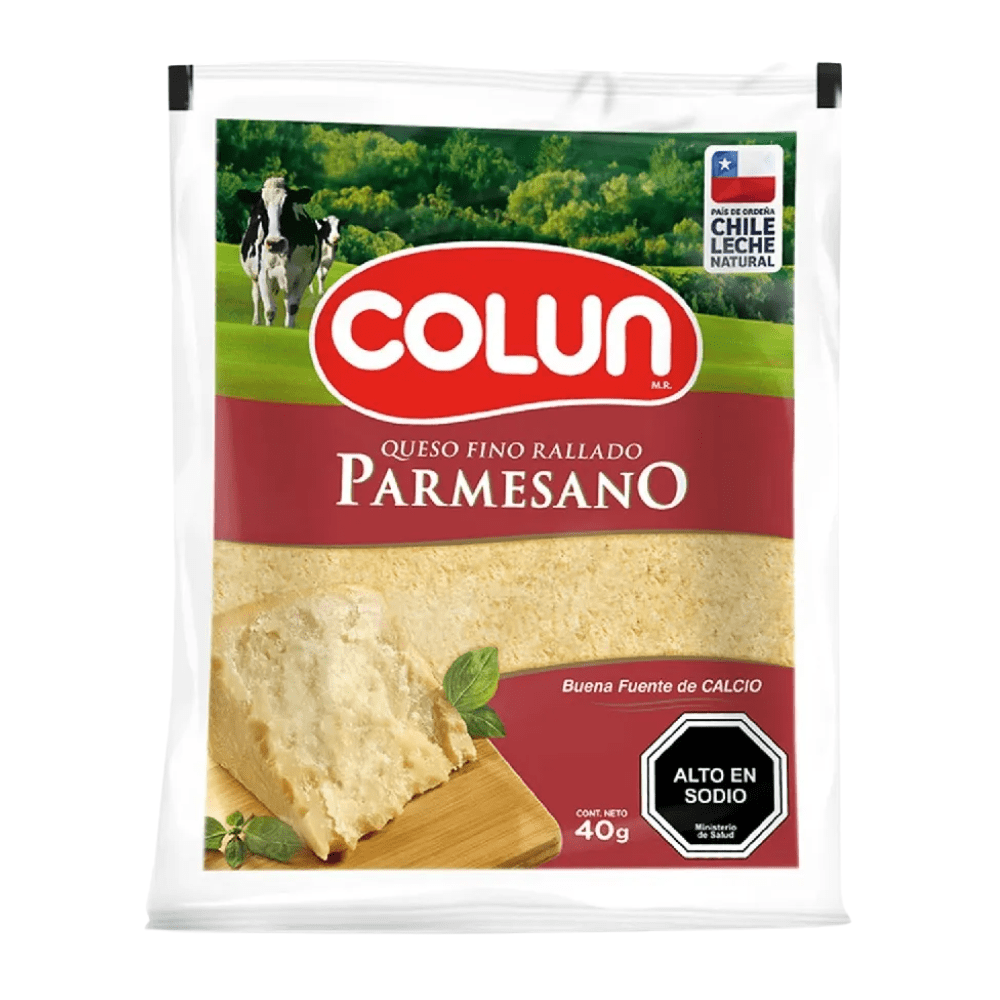 QUESO FINO RALLADO PARMESANO COLUN 40G1