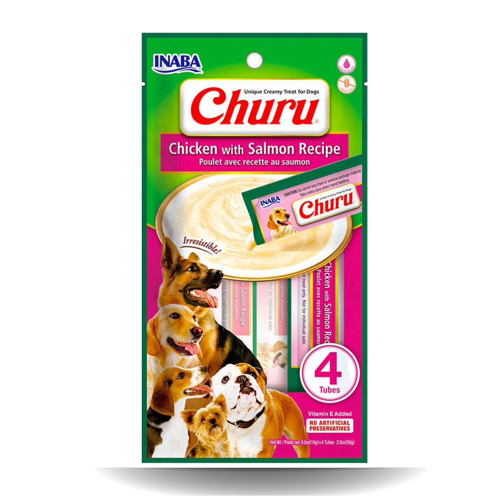 CHURU PERRO POLLO CON SALMON 60G 4TUBOS1