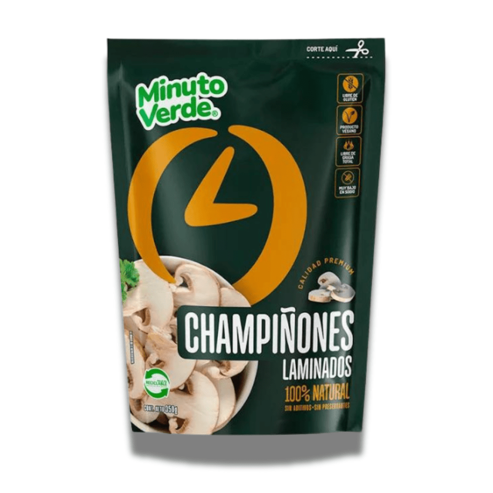 MINUTO VERDE CHAMPIÑONES LAMINADOS 350G1