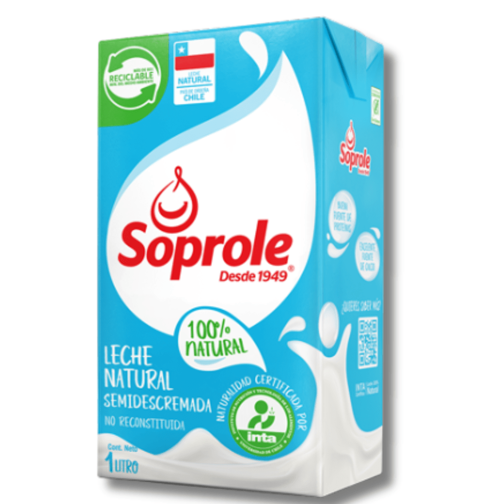 LECHE SOPROLE SEMIDESCREMADA 1L2