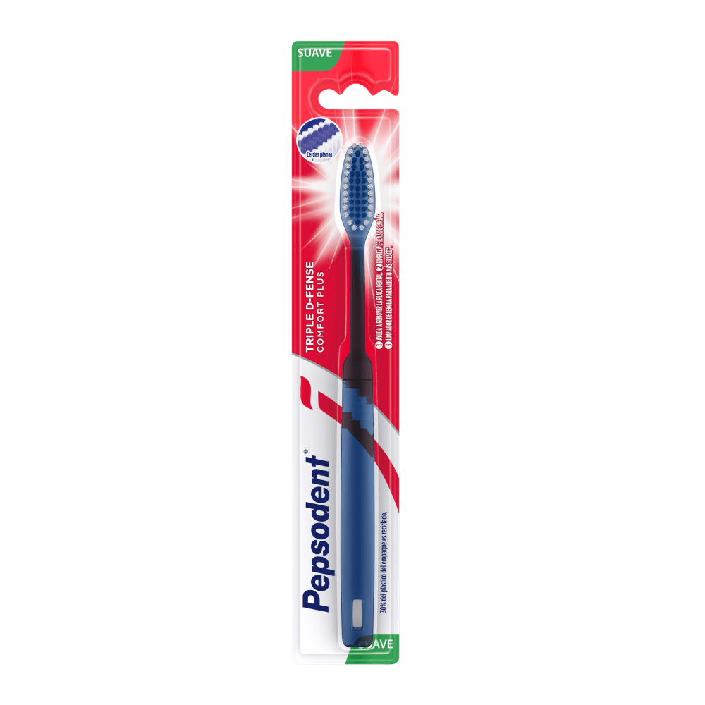 CEPILLO PEPSODENT SUAVE TRIPLE DEFENSE1