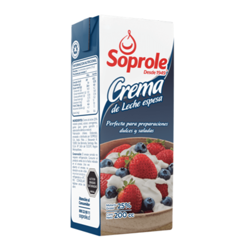 CREMA ESPESA DE LECHE 200G1