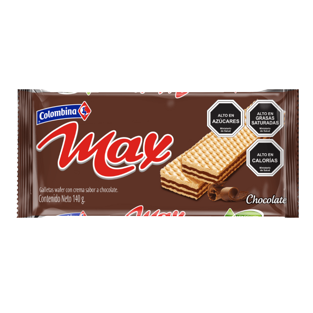 GALLETA MAX CHOCOLATE COLOMBINA 24G1