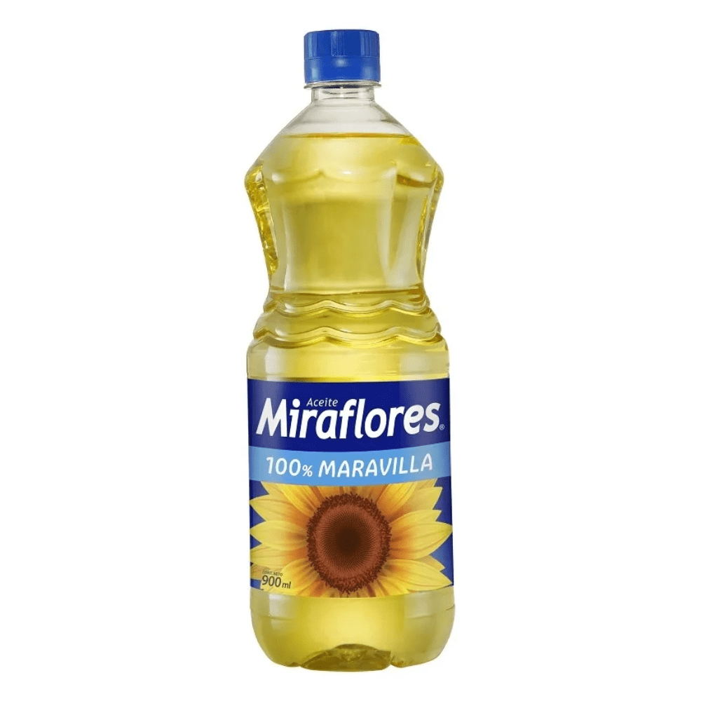 ACEITE MIRAFLORES 100%MARAVILLA 900ML1