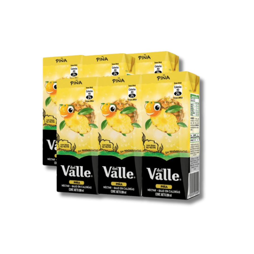 NECTAR DEL VALLE PIÑA 6 X200ML1