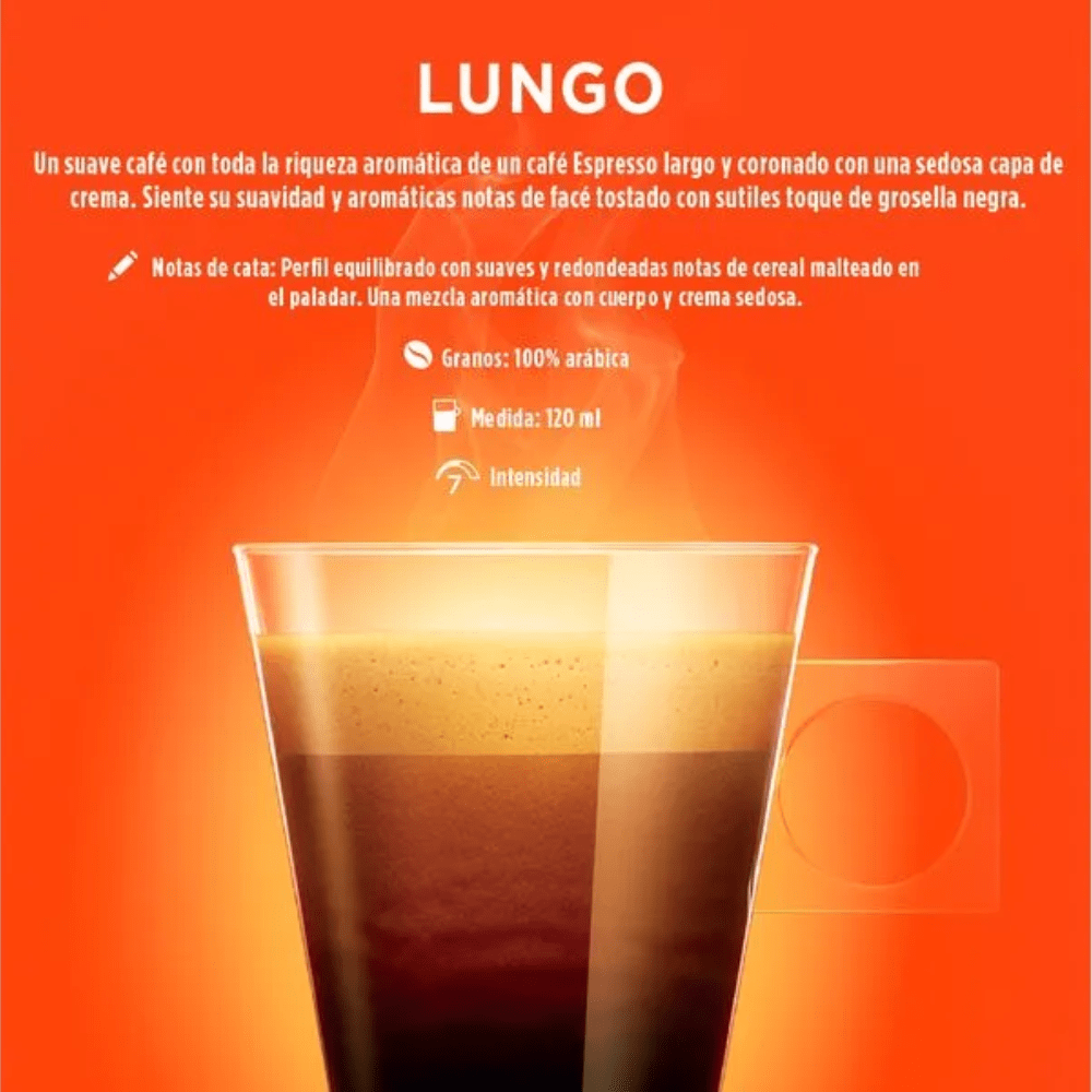CAPSULAS DOLCE GUSTO LUNGO 70GX103