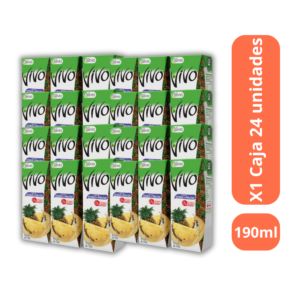 JUGO VIVO 190ML X24 PIÑA1