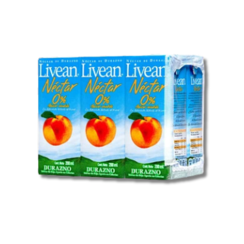 LIVEAN DURAZNO X6 200ML1