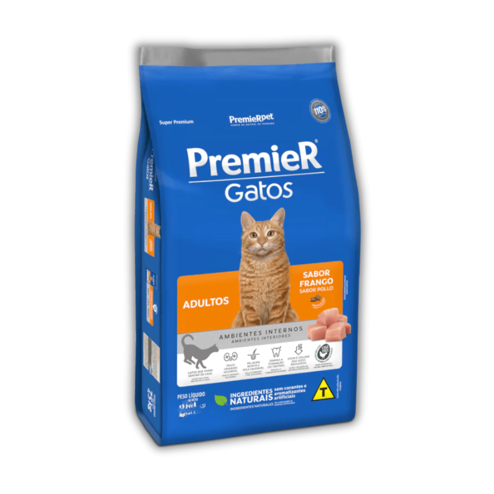 PREMIER AMBIENTES INTERNOS GATO ADULTO POLLO 1.5KG1