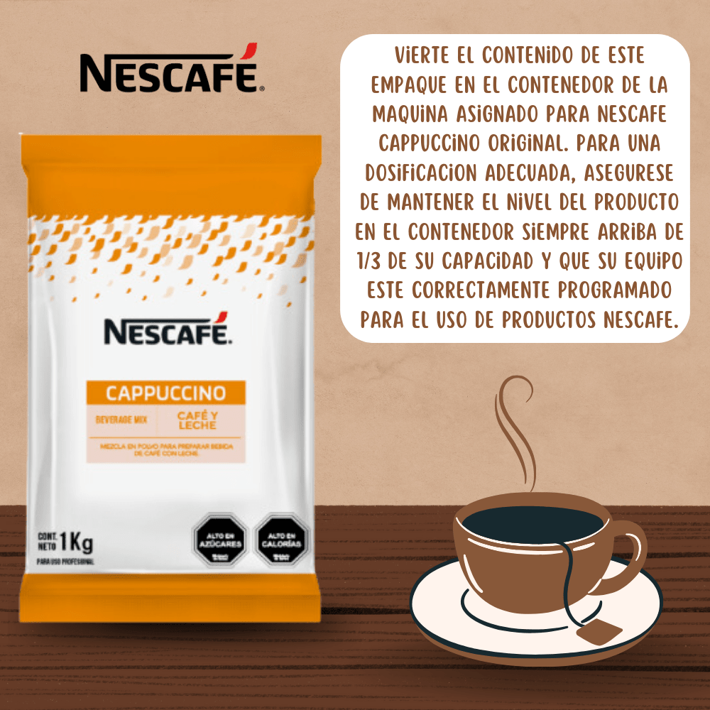 Nescafé Alegria Cappuccino Original 1kg2