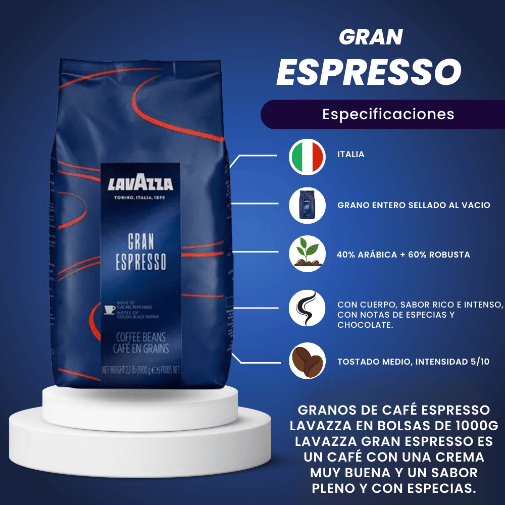 Cafe Lavazza Gran Espresso 1K3