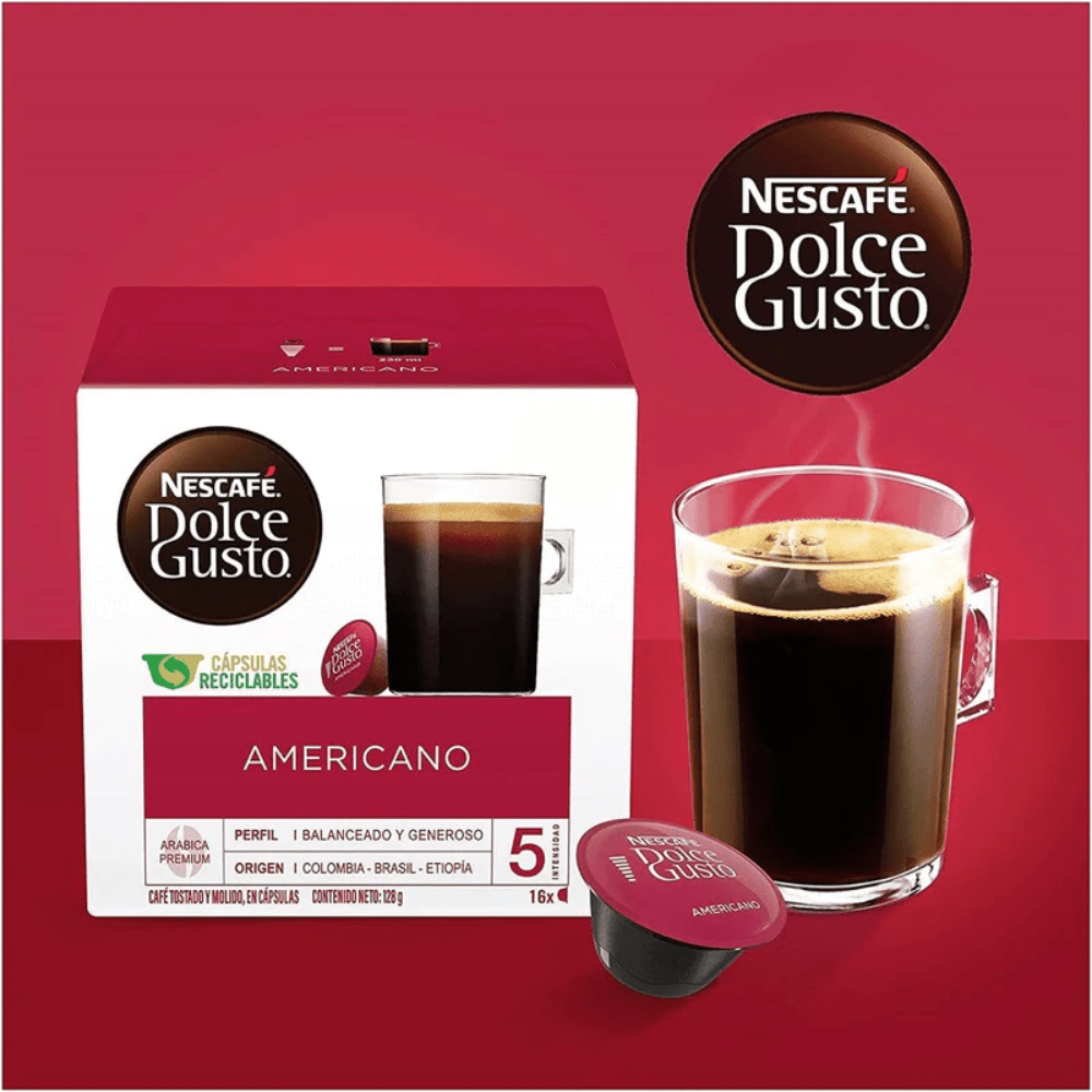 Capsulas Dolce Gusto Americano 128g4