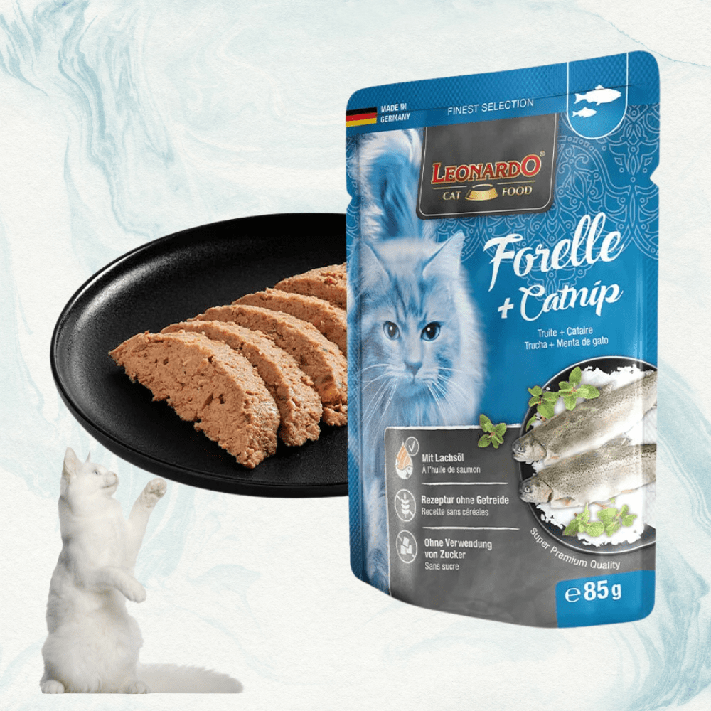 LEONARDO TRUCHA Y CATNIP SOBRE 85G2