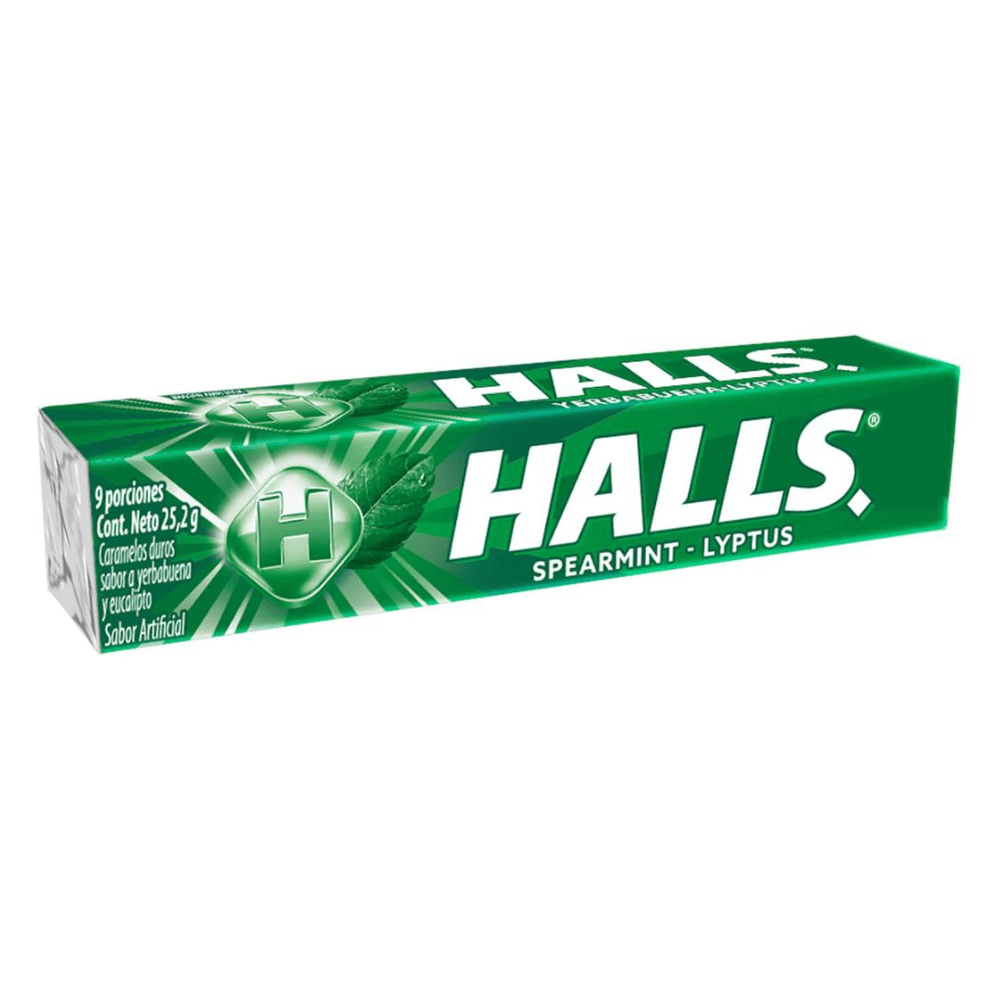 HALLS SPEARMINT-LYPTUS 25,2G1