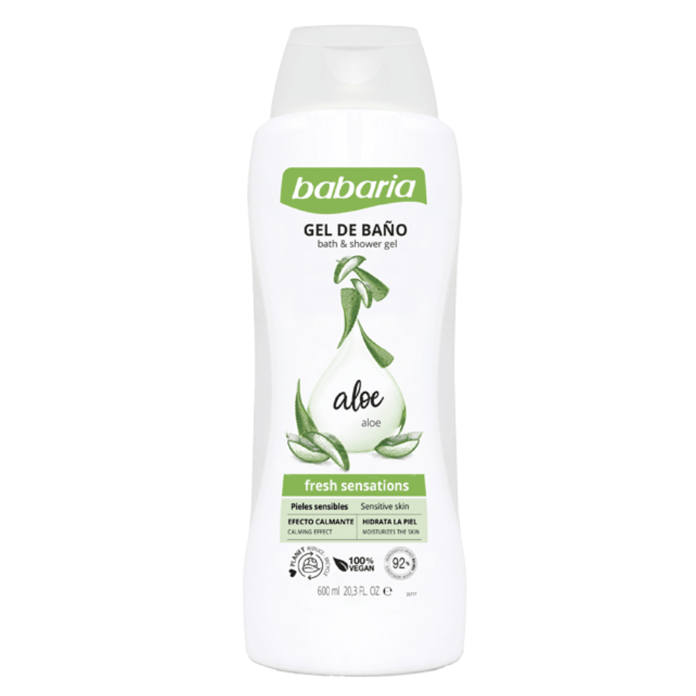 BABARIA GEL DE BAÑO ALOE 600ML1