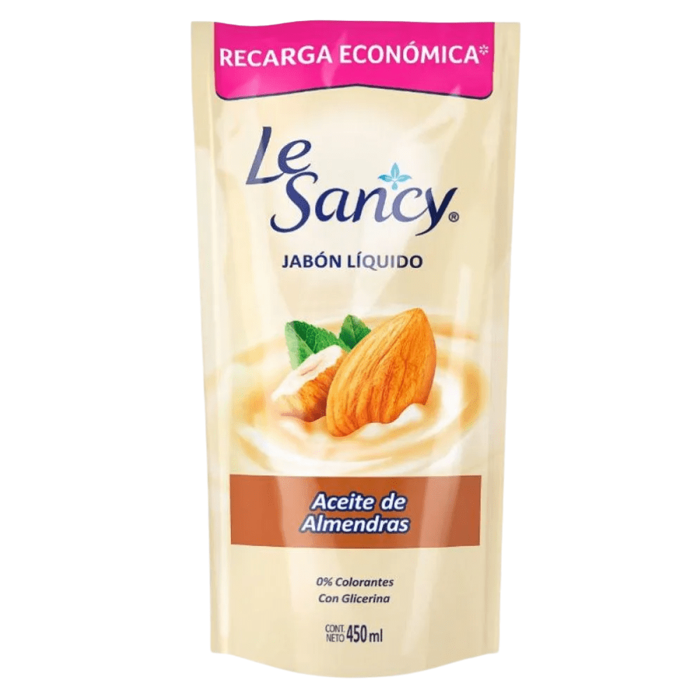 JABON LE SANCY ACEITE DE ALM450ML1