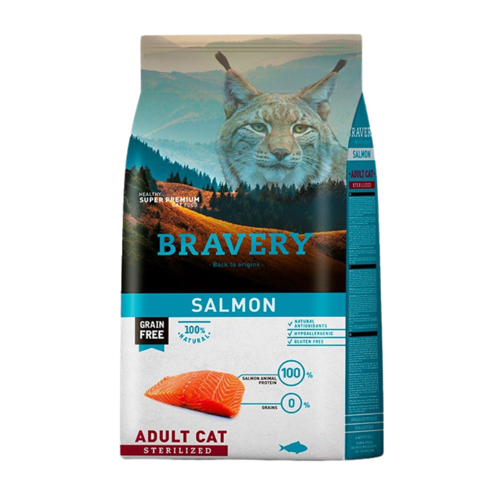BRAVERY SALMON ADULT CAT STERILIZED 7KG1