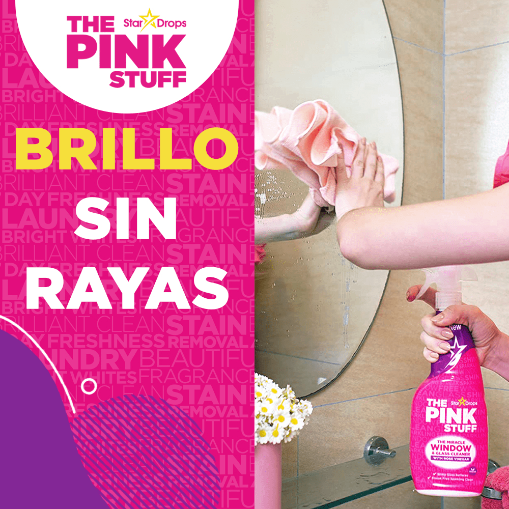 Limpiavidrios Vinagre Rosa The Pink Stuff 750 ml3