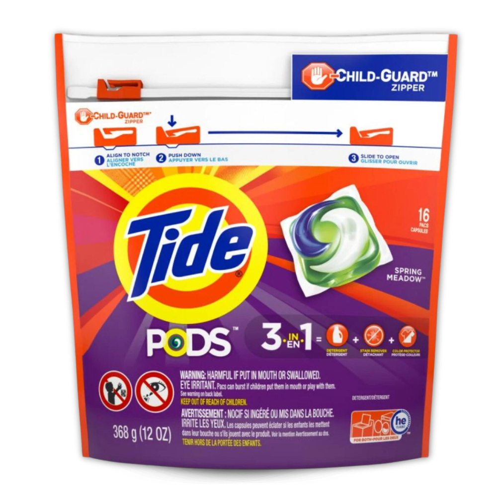 Detergente En Capsulas Tide Spring Meadow 16 Unidades1