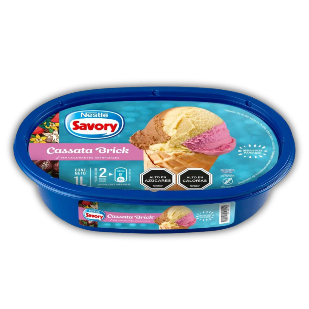 SAVORY HELADO CASSATA BRICK 1LT1