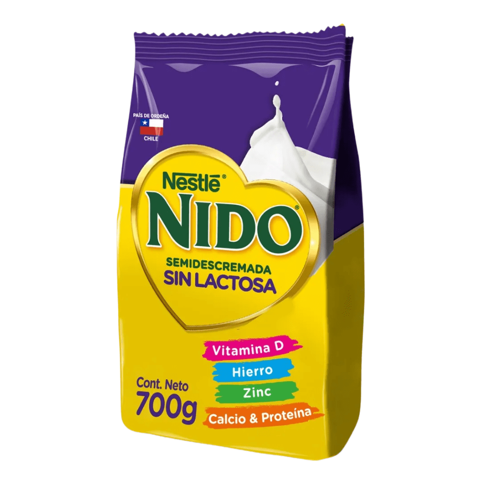 NIDO SEMIDESCREMADA SIN LACTOSA 700GR1