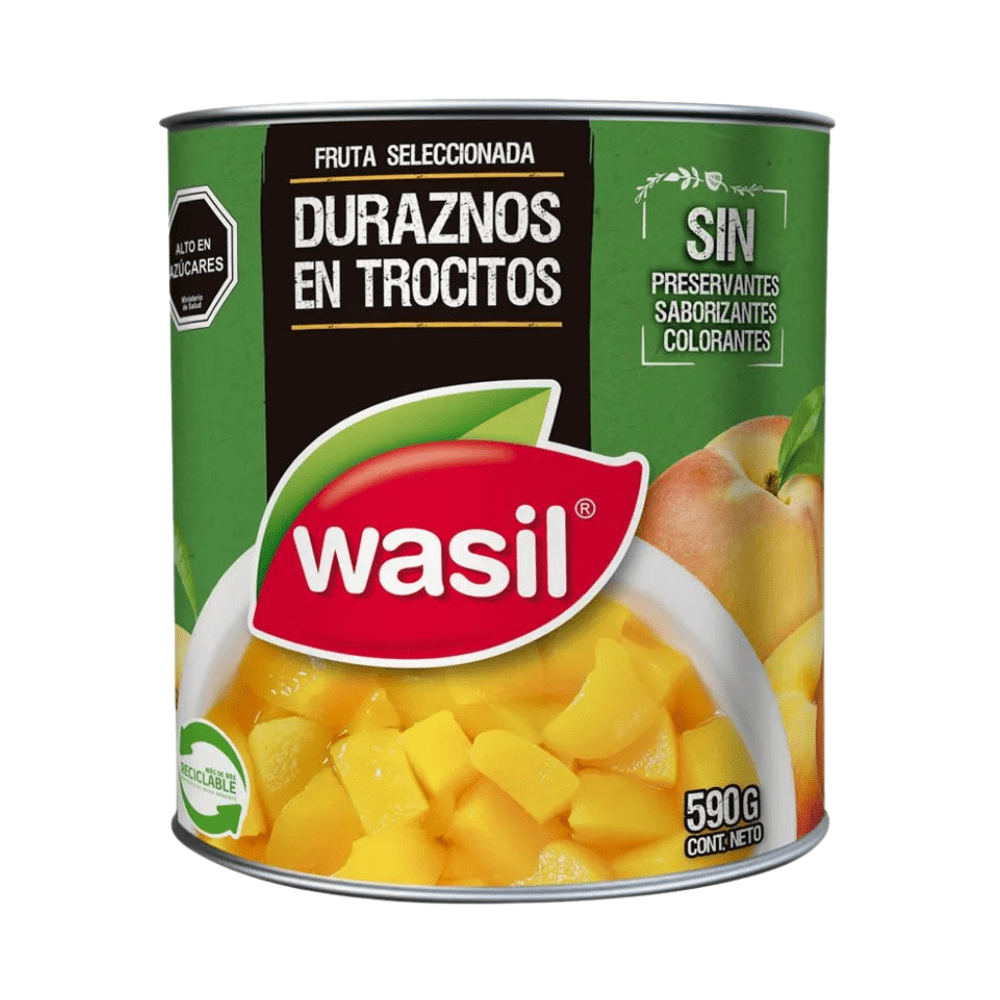 DURAZNO EN TROCITOS WASIL 590G1