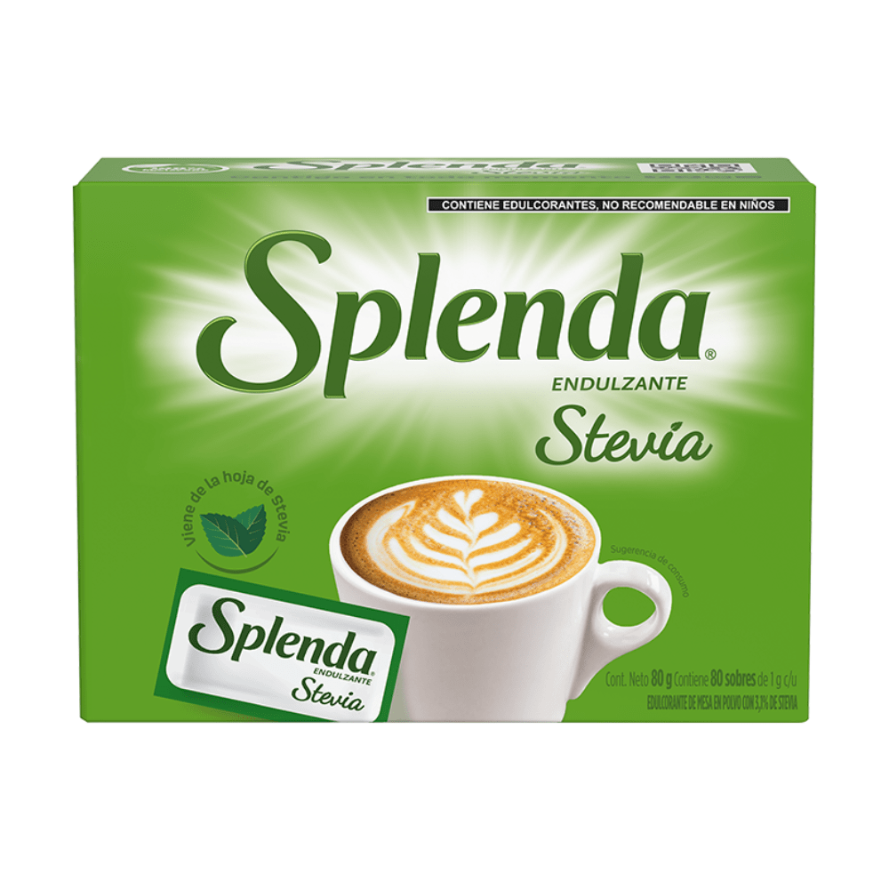 SPLENDA ENDULZANTE STEVIA 100U 80GR1