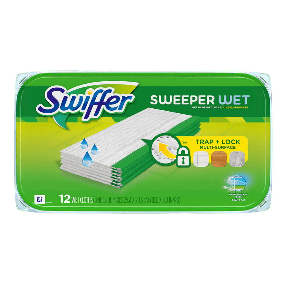 REPUESTO MOPA SWIFFER PAÑO HUMEDO 12 UND1