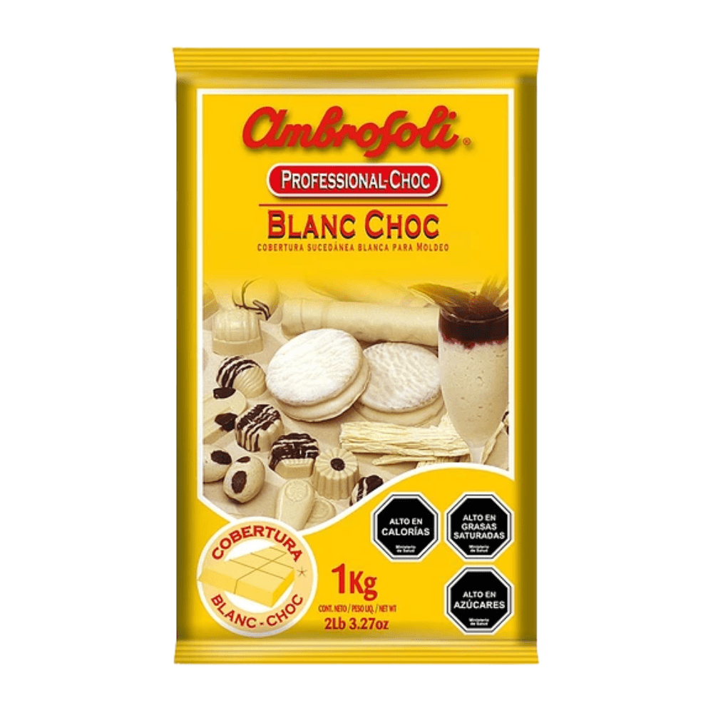 COBERTURA PASTELERIA AMBROSOLI CHOCOLATE BLANCO 1KG1