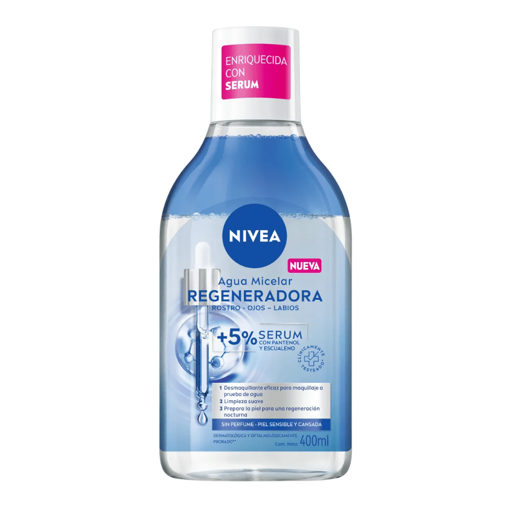 AGUA MICELAR REGENERADORA 400ML NIVEA1
