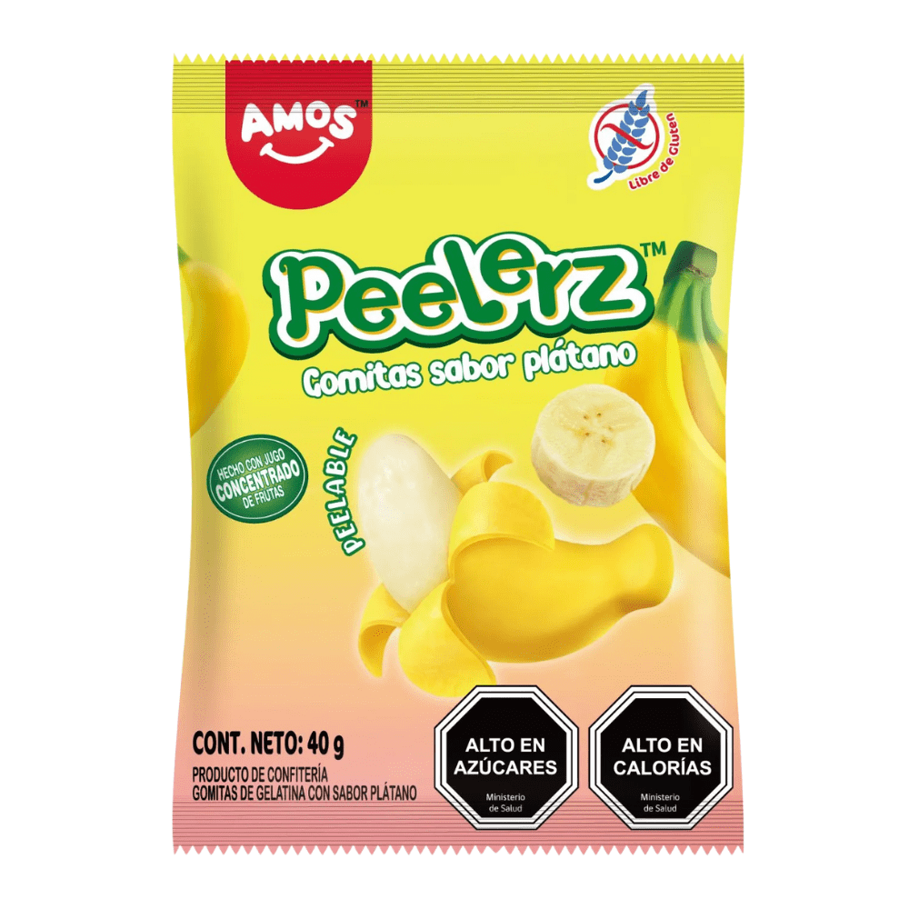 GOMITAS PEELERZ SABOR PLATANO 40GR1