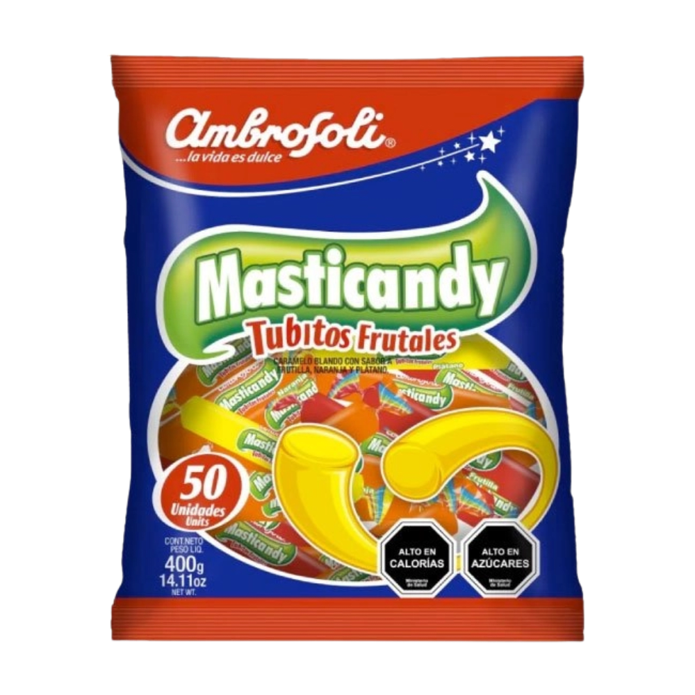 MASTICANDY AMBROSOLI TUBITOS FRUTALES 50U1