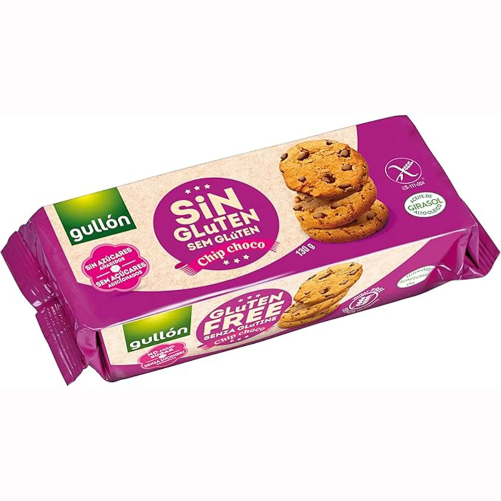 GALLETA CHOCO CHIP GULLON SIN GLUTEN 130GR1